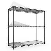 Streamdale Furniture Heavy Duty Adjustable Wire Shelving - 1050 Lbs Capacity