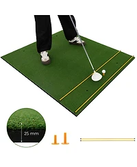 5 x 4 Ft Golf Hitting Mat Artificial Indoor Outdoor Turf Golf Training Mat mm