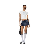 Edikted Women's Ara Plaid Pleated Skirt