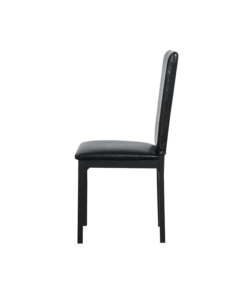 Simplie Fun 4-Piece Metal Frame Dining Seats