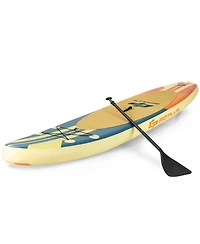 Costway 10.5ft Inflatable Stand Up Paddle Board Surfboard with Bag Aluminum Pump