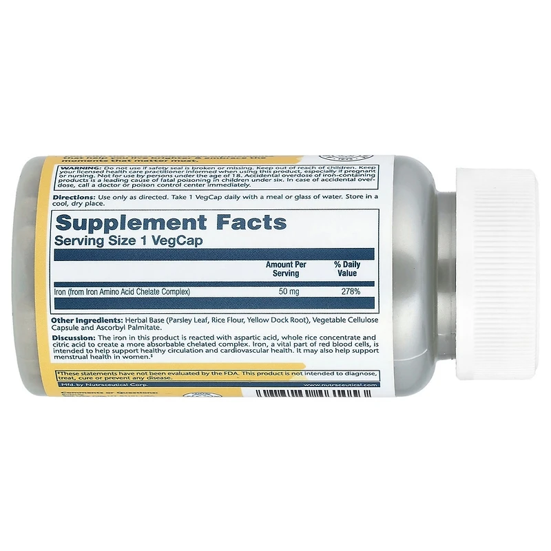 Solaray Iron 50 mg