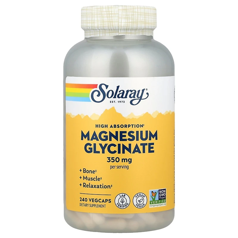 Solaray Magnesium Glycinate High Absorption