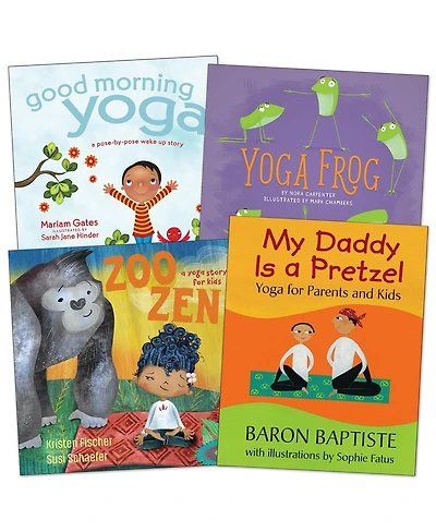 Kaplan Early Learning Yoga for Kids Books - Set of 4