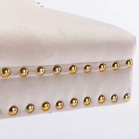 Simplie Fun Thick Golden Swivel Velvet Barstools Adjusatble Seat Height From 27-35 Inch