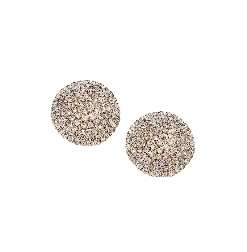 Sohi Women's Circular Stud Earrings
