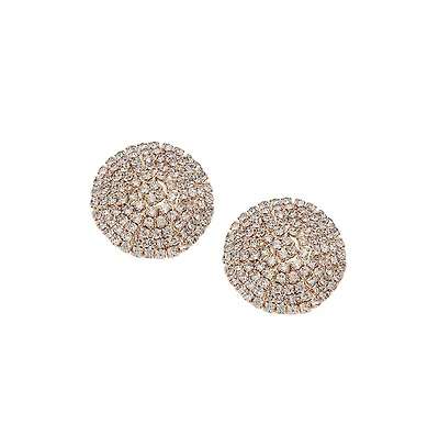 Sohi Women's Circular Stud Earrings