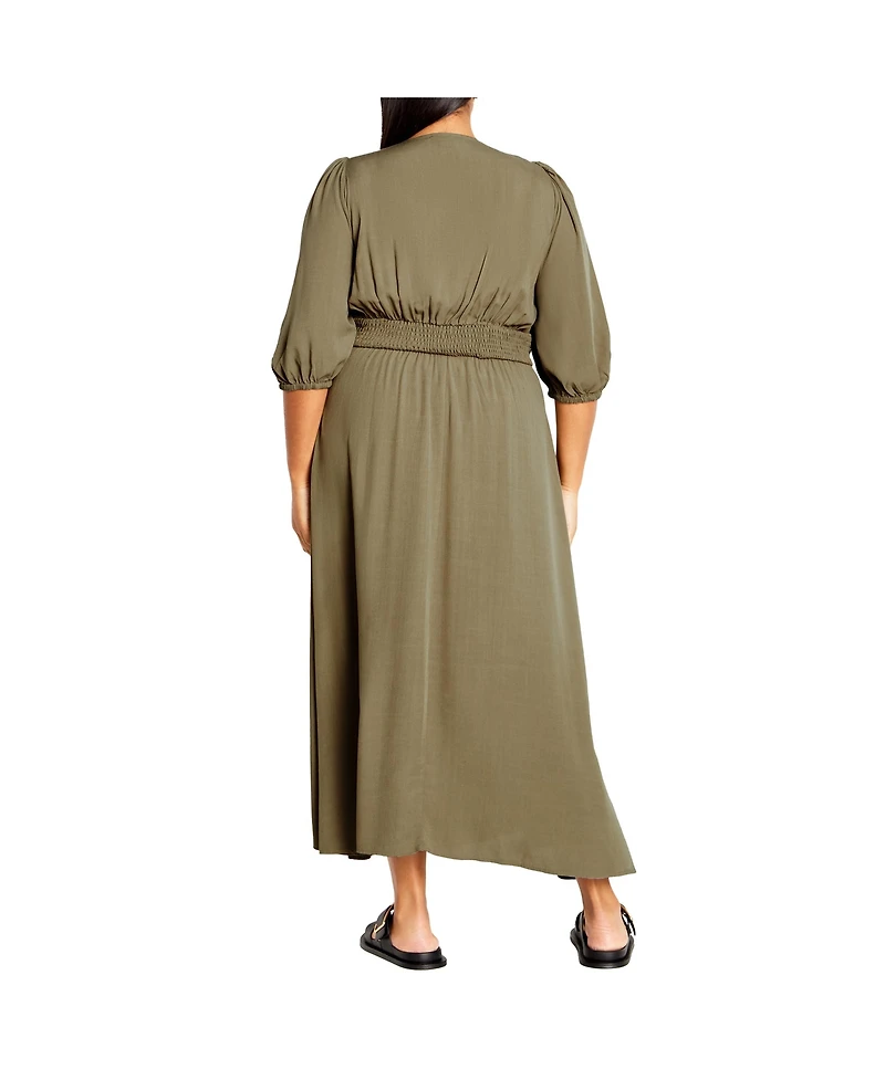 City Chic Plus Daydream Maxi Dress