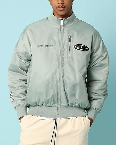 Carre Big Cat Bomber Jacket - XXXLarge, Green