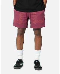 Carre Men's Botanical Sweat Shorts - XXXLarge, Red