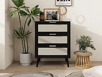 3 Drawer Cabinet, Suitable For Bedroom, Living Room, Study