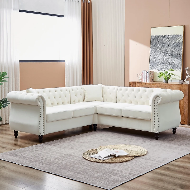 Streamdale Oversized L-Shaped Sectional Sofa Cover - 5 Seater