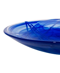 Kosta Boda 15" Contrast Dish Blue Serve Ware