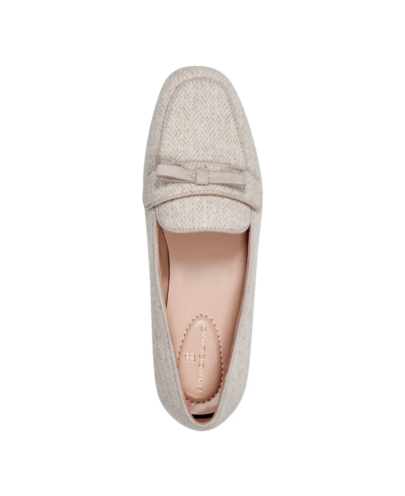Bandolino Women's Meonna Square Toe Bow Detail Loafers