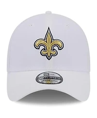 New Era Men's White New Orleans Saints Main 39THIRTY Flex Hat