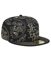 New Era Men's Los Angeles Dodgers 59FIFTY Day Allover Fitted Hat