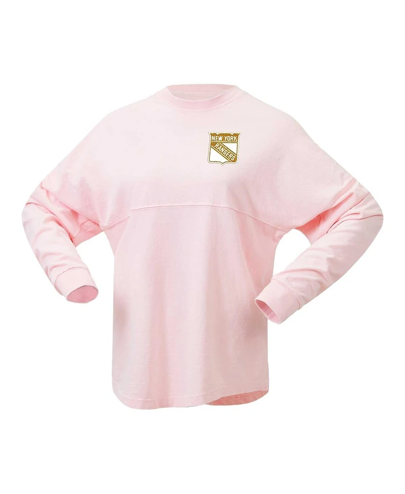 Fanatics Women's New York Rangers Spirit Jersey Long Sleeve T-Shirt
