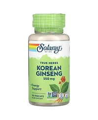 Solaray True Herbs Korean Ginseng 550 mg