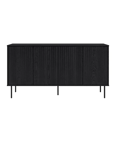 Amber & Emily Fluted Sideboard Buffet Cabinet