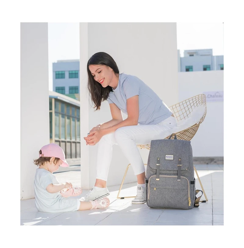 Sunveno Canvas Family Diaper Knapsack