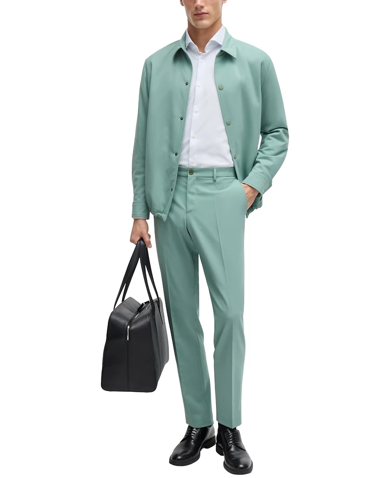 Boss by Hugo Men's Structured Performance Slim-Fit Dress Shirt