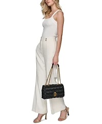 Karl Lagerfeld Paris Lafayette Leather Shoulder Bag