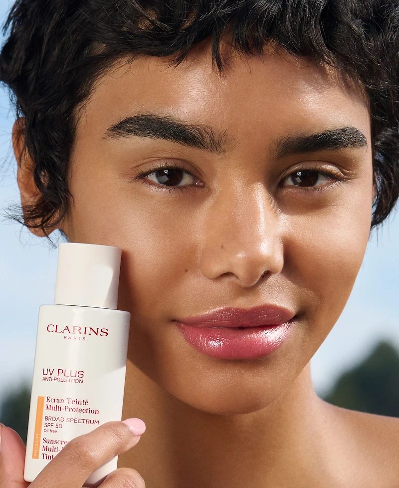 Clarins Uv Plus Anti-Pollution Tinted Face Sunscreen Spf 50
