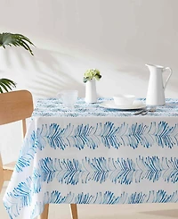 Izod Seagrass Stripe Water-Resistant Indoor and Outdoor Tablecloth