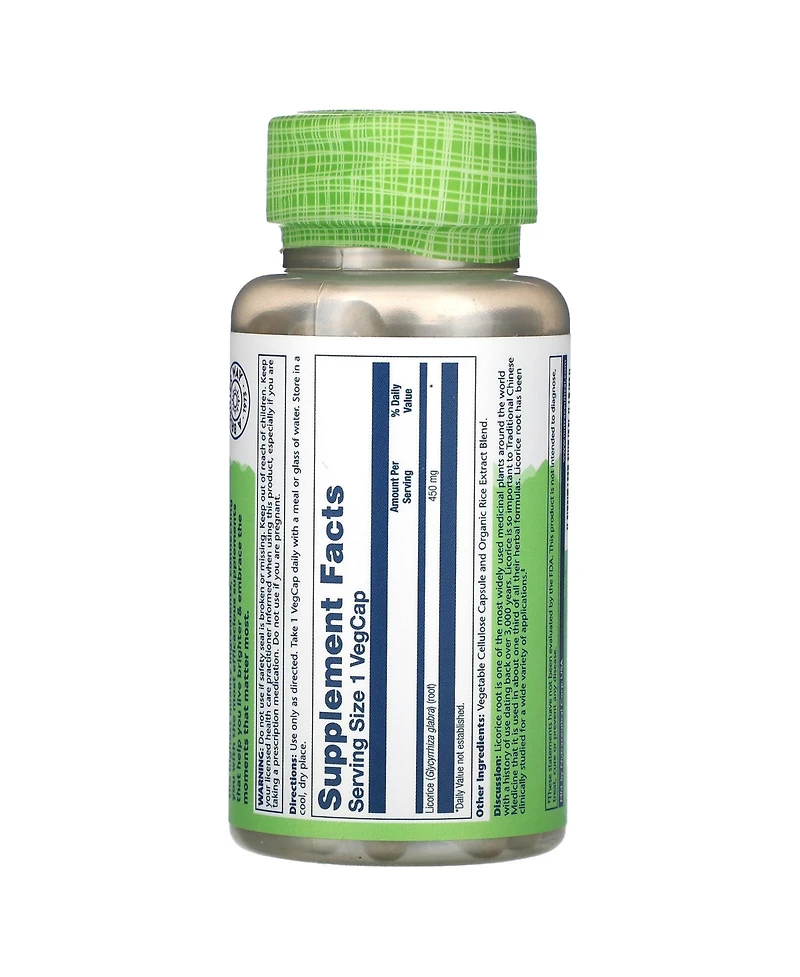 Solaray True Herbs Licorice 450 mg