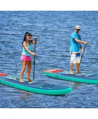 11ft Inflatable Stand Up Paddle Board with Backpack Leash Aluminum