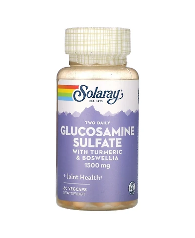 Solaray Glucosamine Sulfate with Turmeric & Boswellia