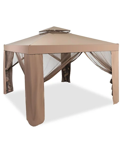 Canopy Gazebo Tent Shelter Garden Lawn Patio with Mosquito Netting