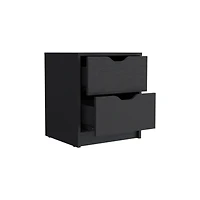 Streamdale Nightstand Gandu, Two Drawers, Finish