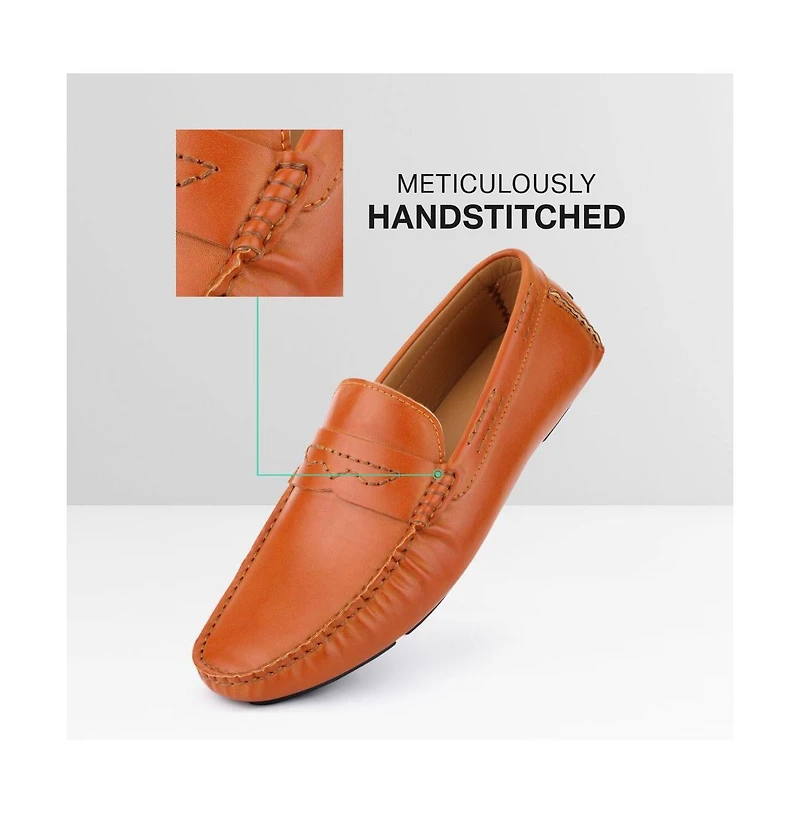 Mio Marino Men's Slip-On Tread Casual Loafers