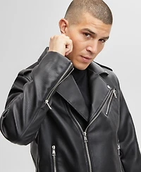 Mode of One Men's Biker Jacket, Created for Macy's