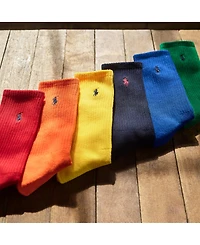 Polo Ralph Lauren Men's 6-Pk. Performance Colorful Crew Socks