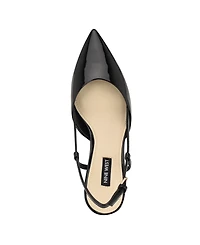 Nine West Women's Rhonda Kitten Heel Slingback Pumps