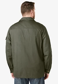 Boulder Creek Big & Tall by KingSize 9 Pocket Twill Utility Jacket