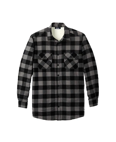KingSize Big & Tall Fleece Sherpa Shirt Jacket