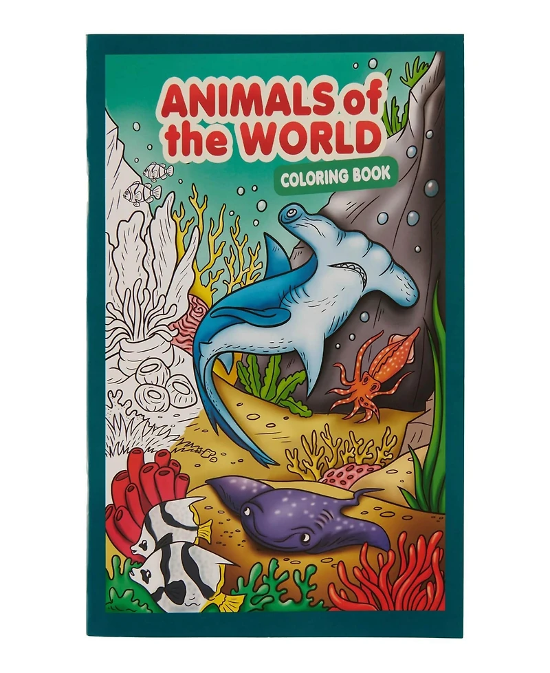 Montrose Colors Three Little Twigs Animals Of The World Coloring Books Bundle