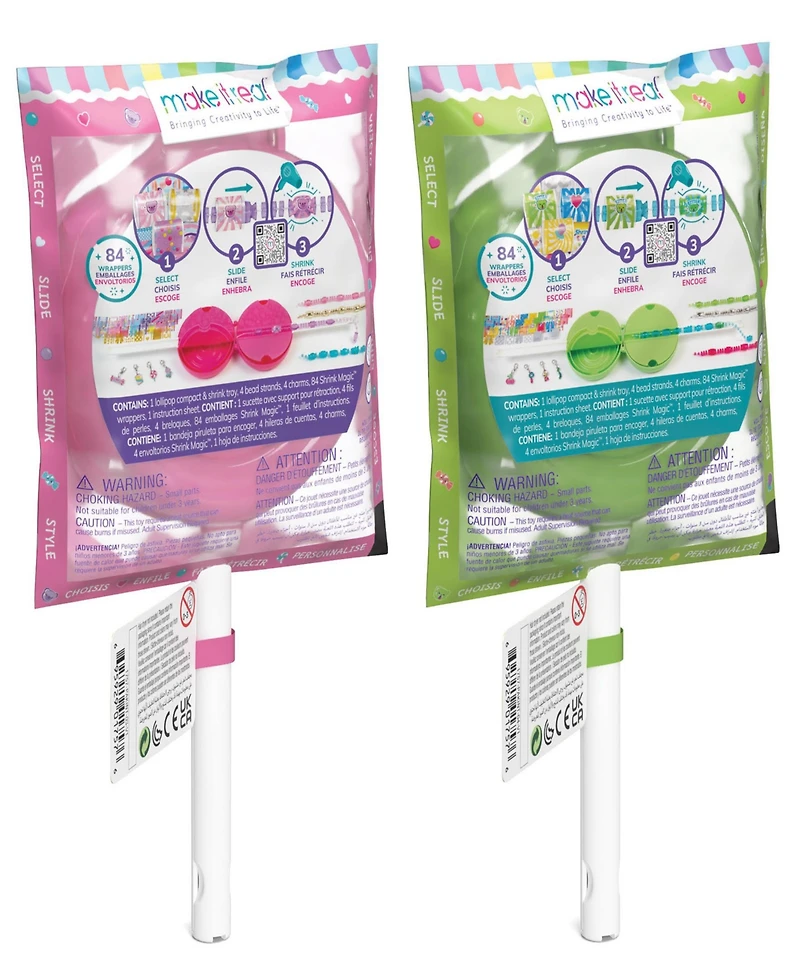 Make It Real Shrink Magic Sweet Sour Lollipop Bracelet Kits