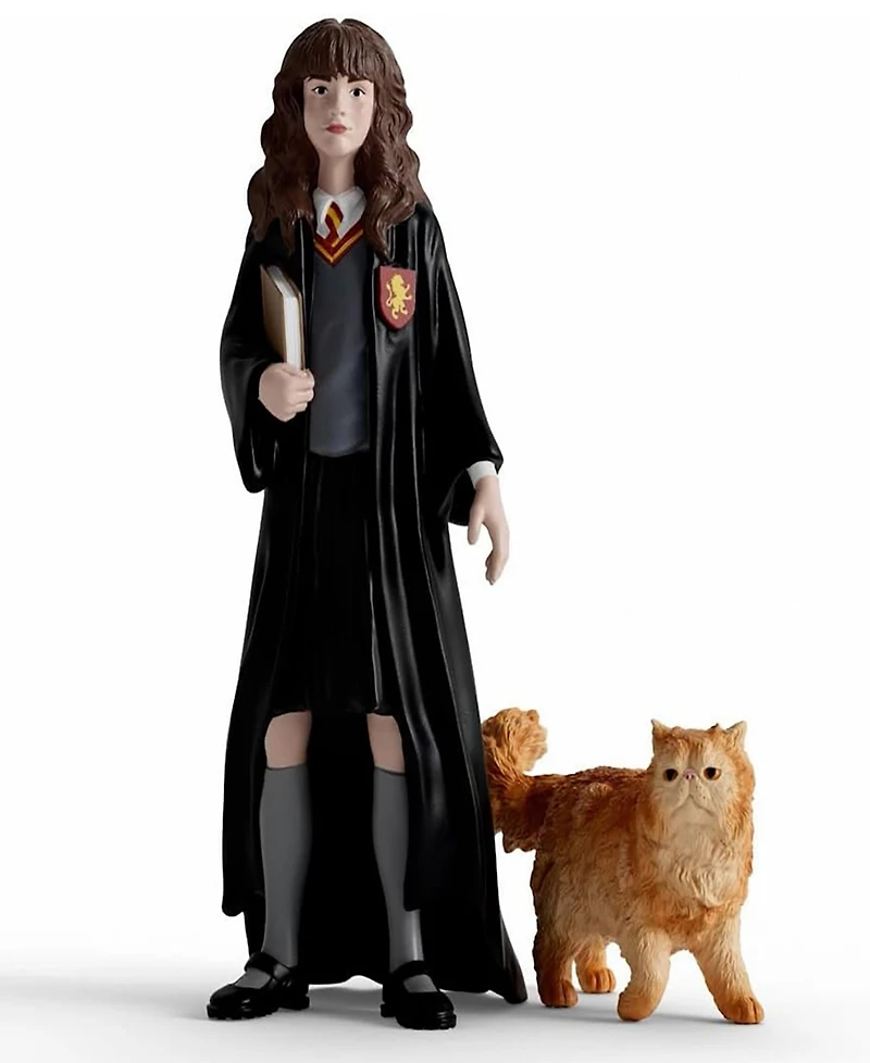 Schleich Wizarding World of Harry Potter 2-Piece Set: Hermoine Crookshanks Figurines