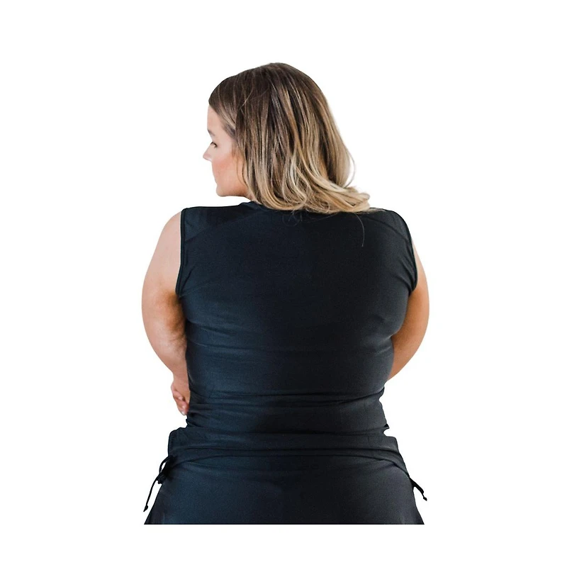 Calypsa Plus Size Closed Back Maya Swim Top