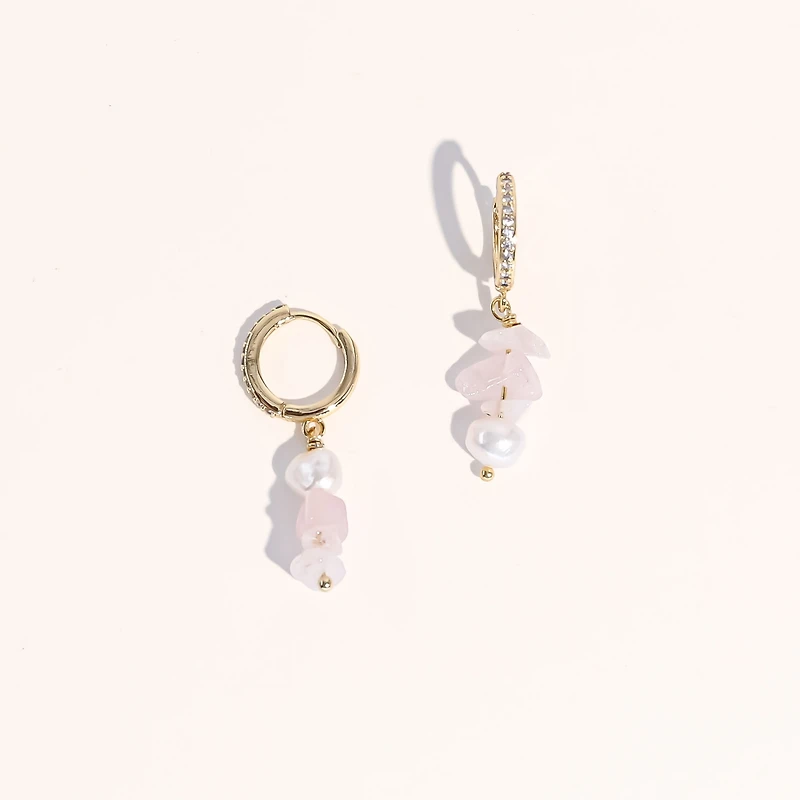 Joey Baby Rose Quartz Gift Set - Small