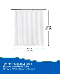 Kenney Fabric Shower Curtain