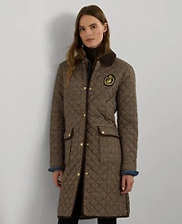 Lauren Ralph Lauren Women's Collared Quilted Coat
