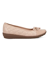Easy Spirit Women's Adrina Quilted Ballet Flats