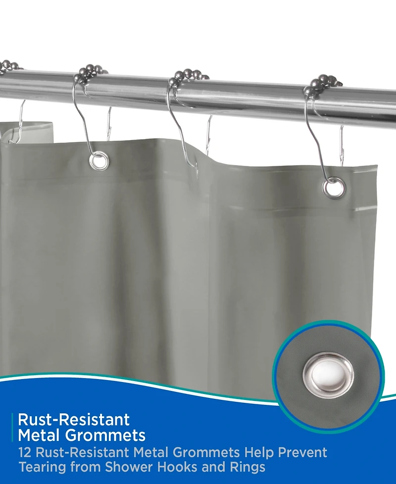 Kenney Medium Weight Peva Shower Curtain Liner