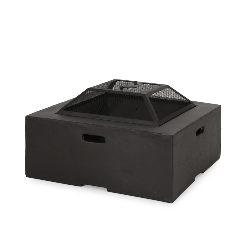 Mgo 29” Square Wood Burning Fire Pit