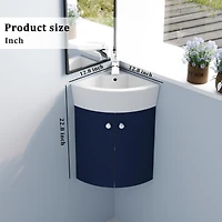 Streamdale Wall Mount Bathroom Vanity for Small Space